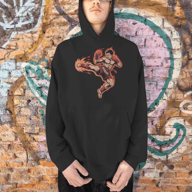Muay Thai Mongkol Headband Minimal Clean Art Fighter Men Hoodie