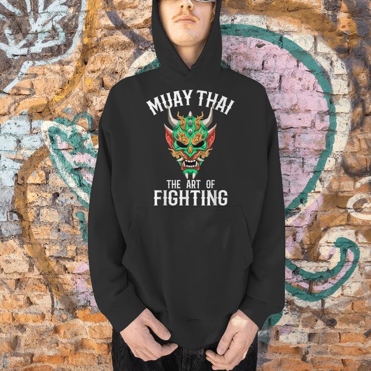 Muay Thai Oni Mask Thai Boxing And Kickboxing Men Hoodie Muay Thai Oni Mask Thai Boxing And Kickboxing Men Hoodie