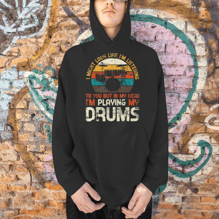Musician Drummer Music Lover Drum Kit Men Hoodie Musician Drummer Music Lover Drum Kit Men Hoodie