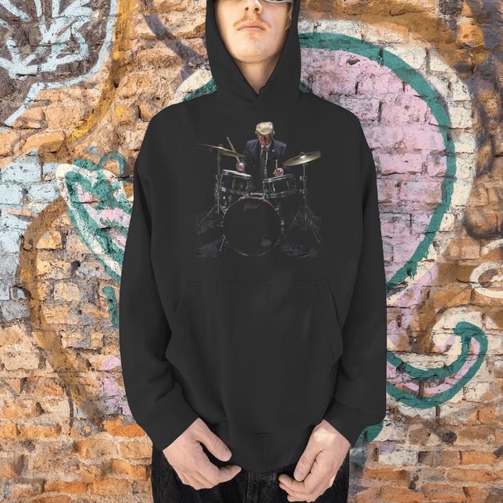 Percussion Player Drumset Retro Drum Kit Percussionist Trump Drummer Drums 2024 -Adults Men Hoodie Percussion Player Drumset Retro Drum Kit Percussionist Trump Drummer Drums 2024 -Adults Men Hoodie