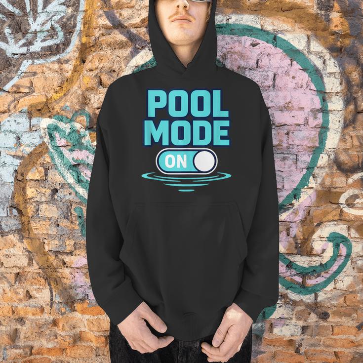 Pool Mode On Summer Swimming Vacation Men Hoodie