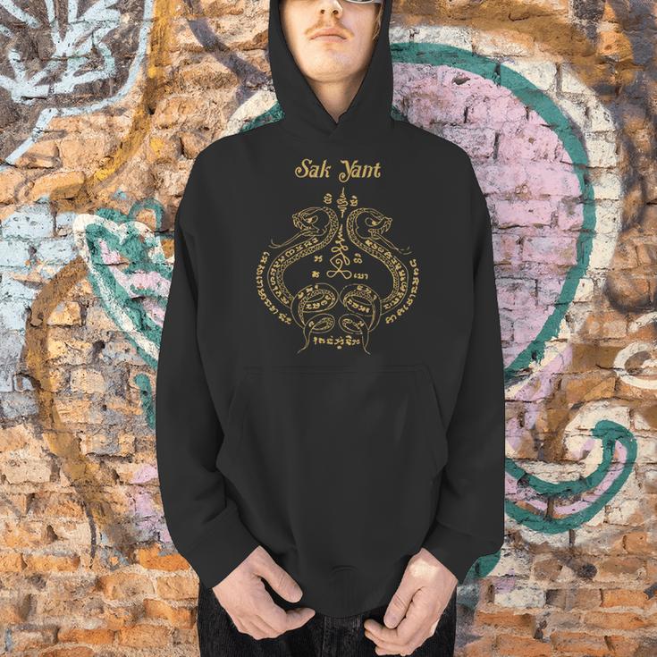 Sak Yant Sak Yant Tattoo Sak Yant Muay Thai Sak Yant T-Shirt Men Hoodie