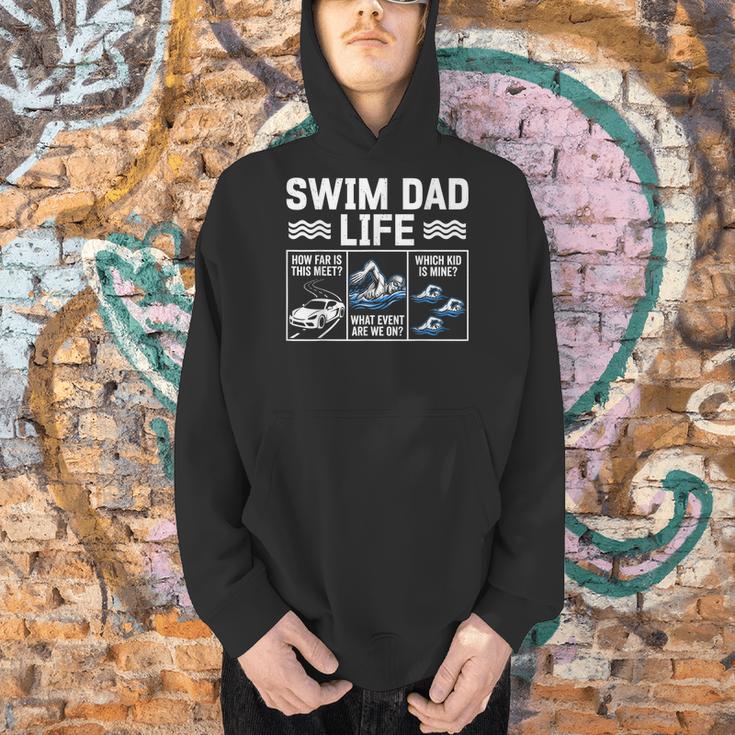 Swim Dad Life Swimmer Father's Day Swimming Daddy Men Hoodie Swim Dad Life Swimmer Father's Day Swimming Daddy Men Hoodie