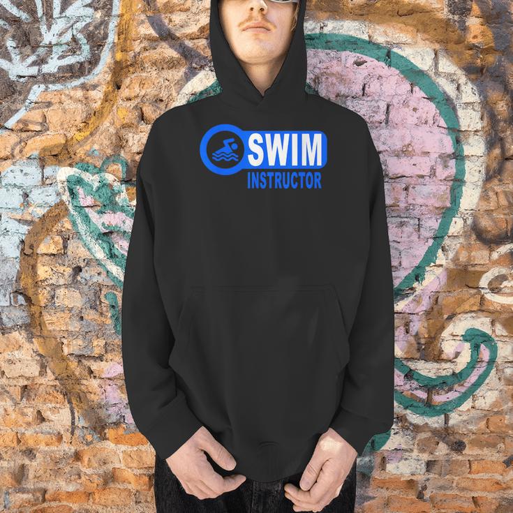 Swim Instructor Swimming Teacher Classes Men Hoodie