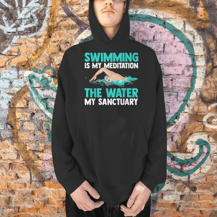 Swim Swimmers Swimming Men Hoodie