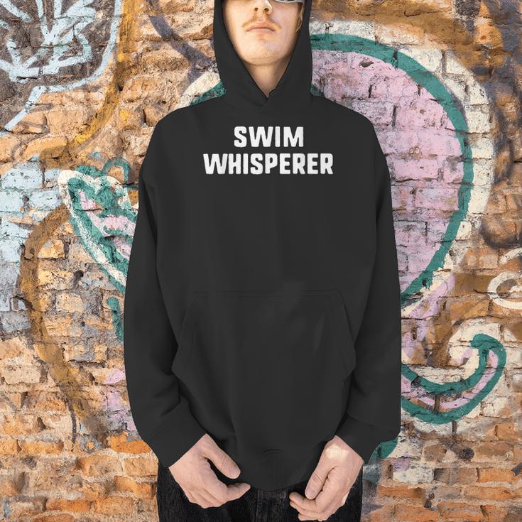 Swim Whisperer Swimming Coach Teacher Instructor Men Hoodie