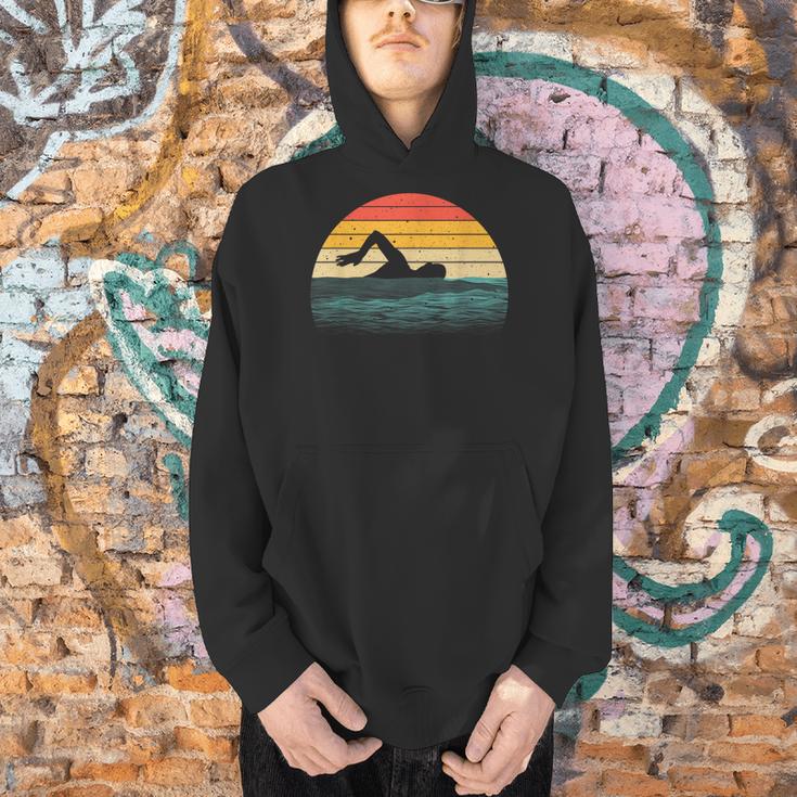 Swimming Art For Men Women Swim Coach Rescue Swimmer Men Hoodie
