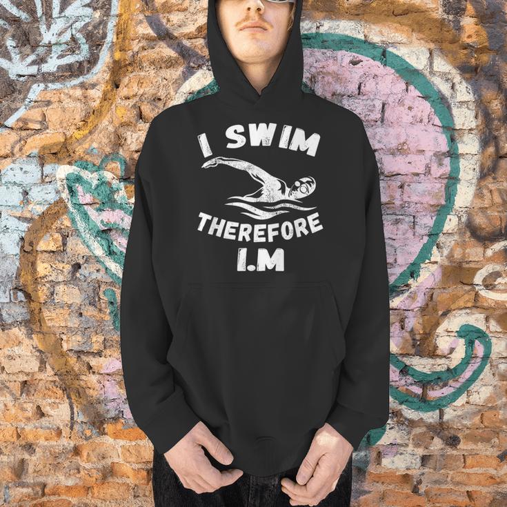 Swimming Competitive Freestyle Swim For Swimmer Men Hoodie