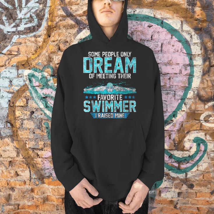 Swimming Parent Swimmer Mom Dad My Favorite Swim Meet Men Hoodie