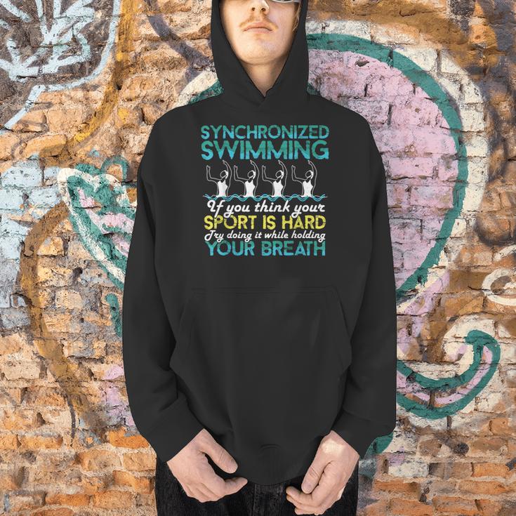 Synchronized Swimming Shirt Synchro Swimmer Artistic Men Hoodie