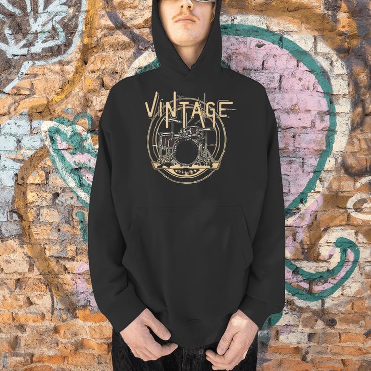 Vintage Drum Kit Men Hoodie