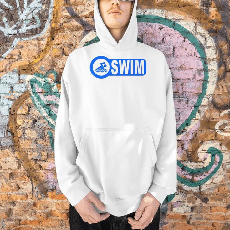 2 Sided Print Swimming Teacher Swim Instructor Swim Lessons Men Hoodie