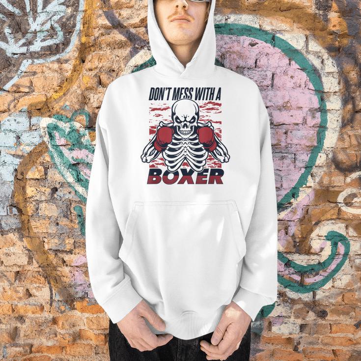 Don't Mess With A Boxer Kickboxer Fan Muay Thai Boxing Men Hoodie Don't Mess With A Boxer Kickboxer Fan Muay Thai Boxing Men Hoodie