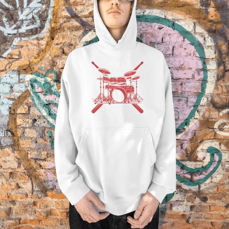 Drum Kit Percussion For Drummer Percussionist Musician Sweatshirt Men Hoodie Drum Kit Percussion For Drummer Percussionist Musician Sweatshirt Men Hoodie