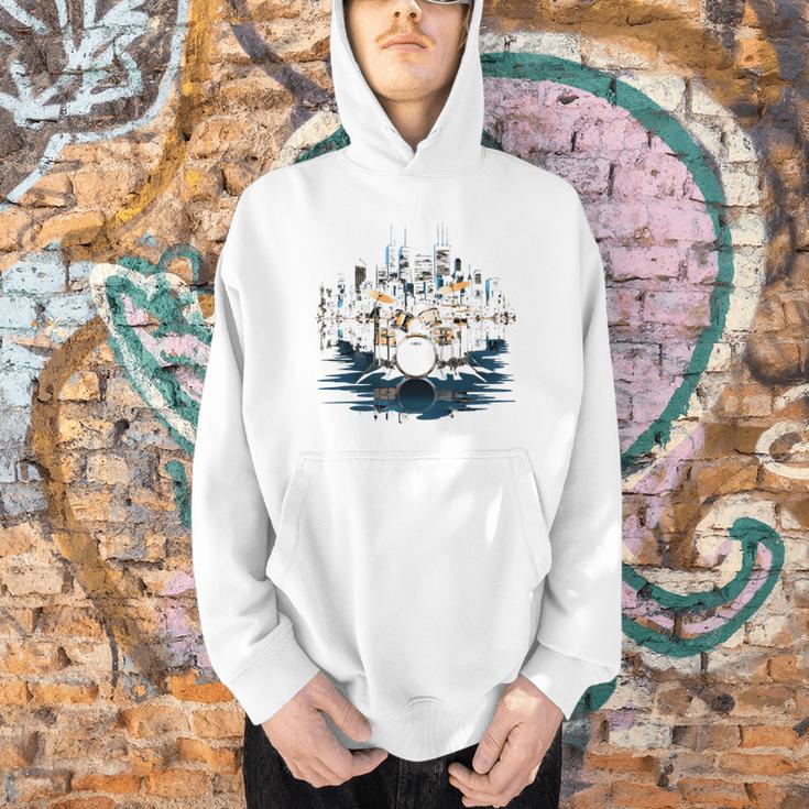 Drumset Drum Kit Music Drummer Drumming Men Hoodie Drumset Drum Kit Music Drummer Drumming Men Hoodie