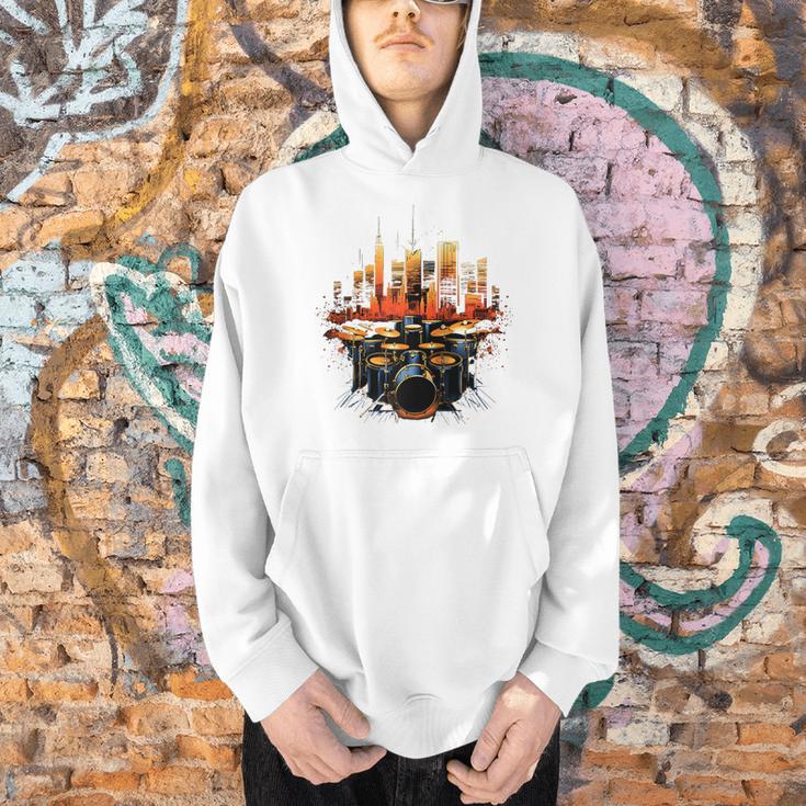 Drumset Drum Kit Music Drummer Drumming Raglan Baseball Tee Men Hoodie Drumset Drum Kit Music Drummer Drumming Raglan Baseball Tee Men Hoodie