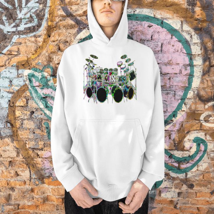 Large Drum Kit With Many Drums Men Hoodie Large Drum Kit With Many Drums Men Hoodie