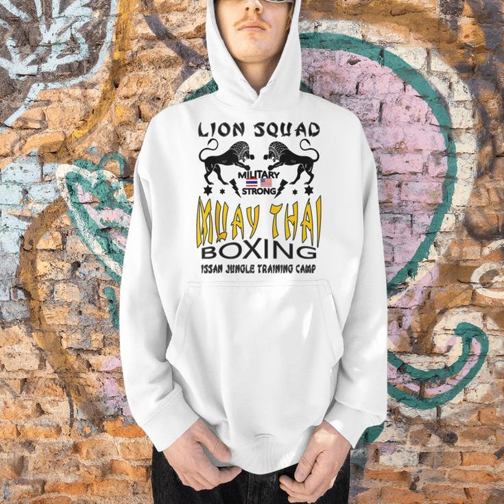 LION SQUAD THAILAND KICKBOXING MUAY THAI MMA TRAINING Men Hoodie