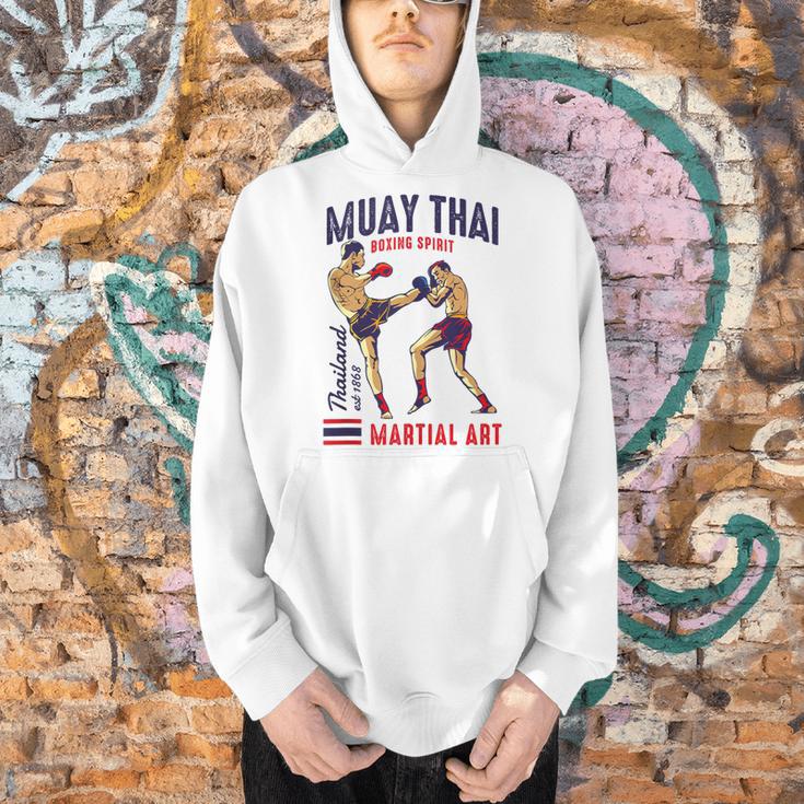 Muay Thai Boxing Spirit Martial Art Men Hoodie