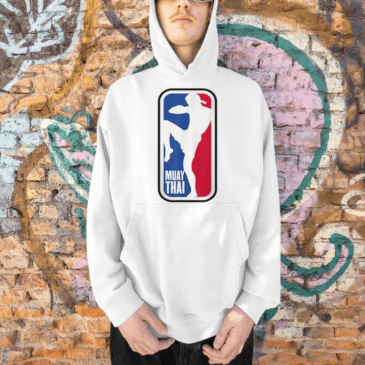 Muay Thai Fighter Retro Kickboxing MMA Training Men Hoodie Muay Thai Fighter Retro Kickboxing MMA Training Men Hoodie