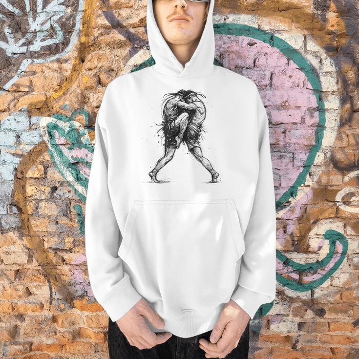 Muay Thai Kickboxing Nak Muay Thai Boxing Fighter Men Hoodie