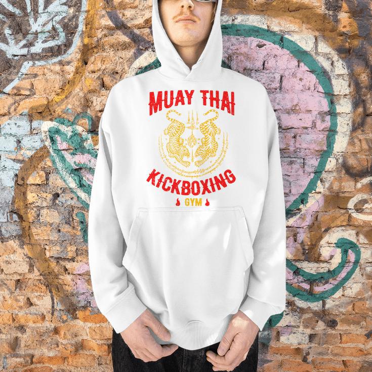Muay Thai Tiger Kickboxing Gym MMA Street Fight Kickboxing Men Hoodie