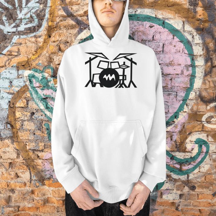 Retro Drum Kit Men Hoodie