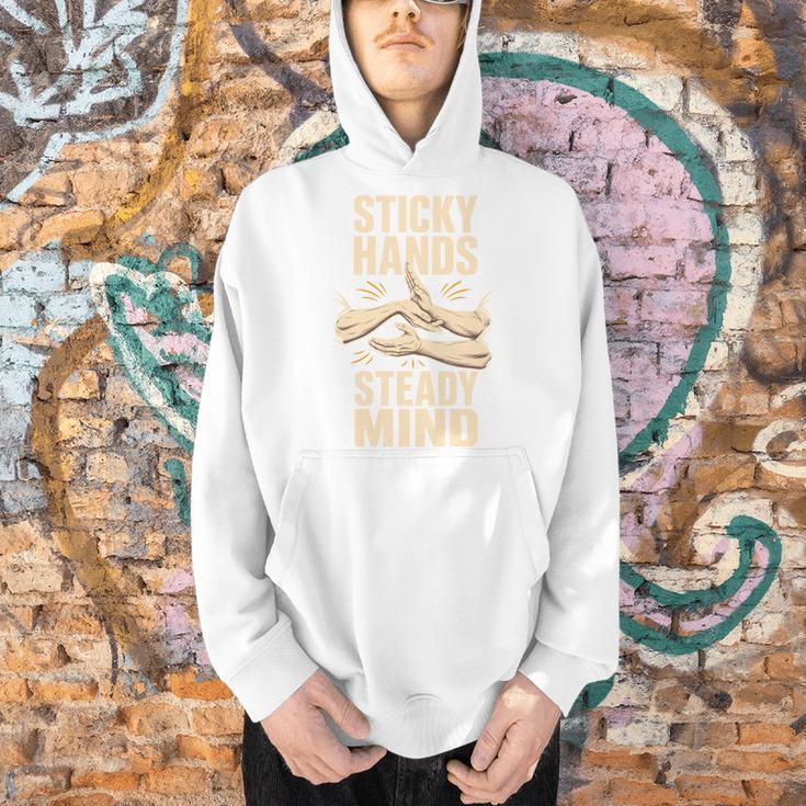 Sticky Hands Steady Mind Muay Thai Boxing Men Hoodie Sticky Hands Steady Mind Muay Thai Boxing Men Hoodie