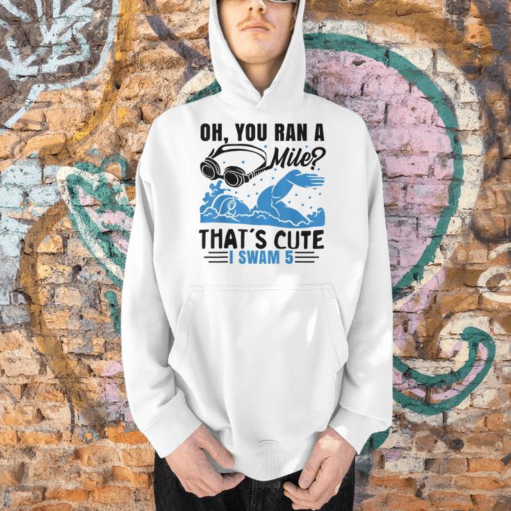 Swimmer Swimming Men Hoodie