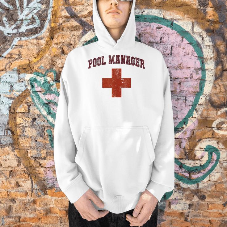 Swimming Pool Manager Beach Vacay Lifeguards Swim Cruise Men Hoodie