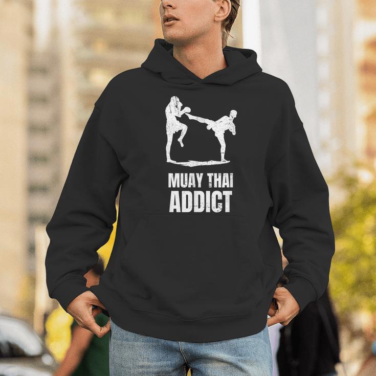 Addicted To Muay Thai Graphic Shirt Men Hoodie Addicted To Muay Thai Graphic Shirt Men Hoodie