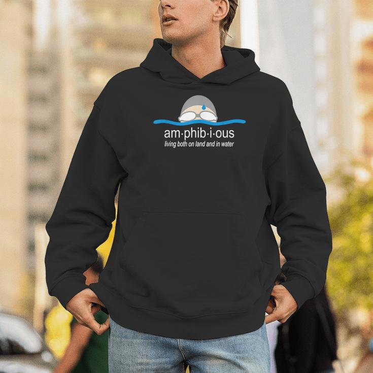 Amphibious Swimming Men Hoodie Amphibious Swimming Men Hoodie
