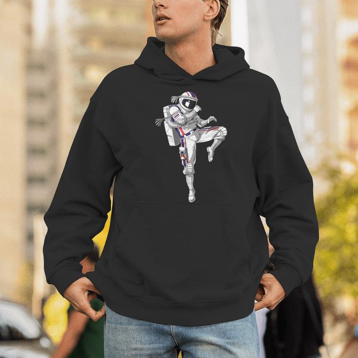 Astronaut Muay Thai Boxing Karate Kickboxing Martial Arts Men Hoodie
