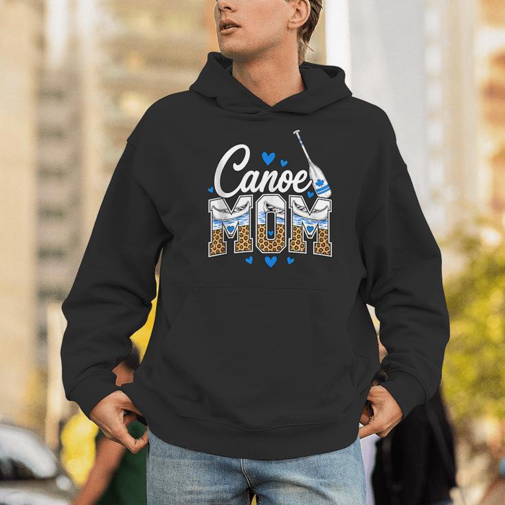 Canoe Mom Leopard Print Paddle River Lake Sport Mother Men Hoodie Canoe Mom Leopard Print Paddle River Lake Sport Mother Men Hoodie