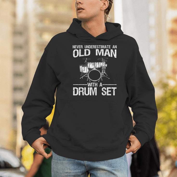 Cool Drummer Art Men Dad Drum Set Player Drum Kit Musician Men Hoodie Cool Drummer Art Men Dad Drum Set Player Drum Kit Musician Men Hoodie