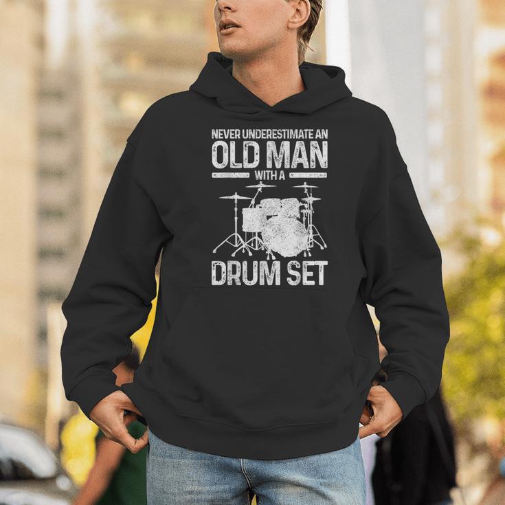 Drummer Drum Kit Vintage Drummer Men Hoodie Drummer Drum Kit Vintage Drummer Men Hoodie