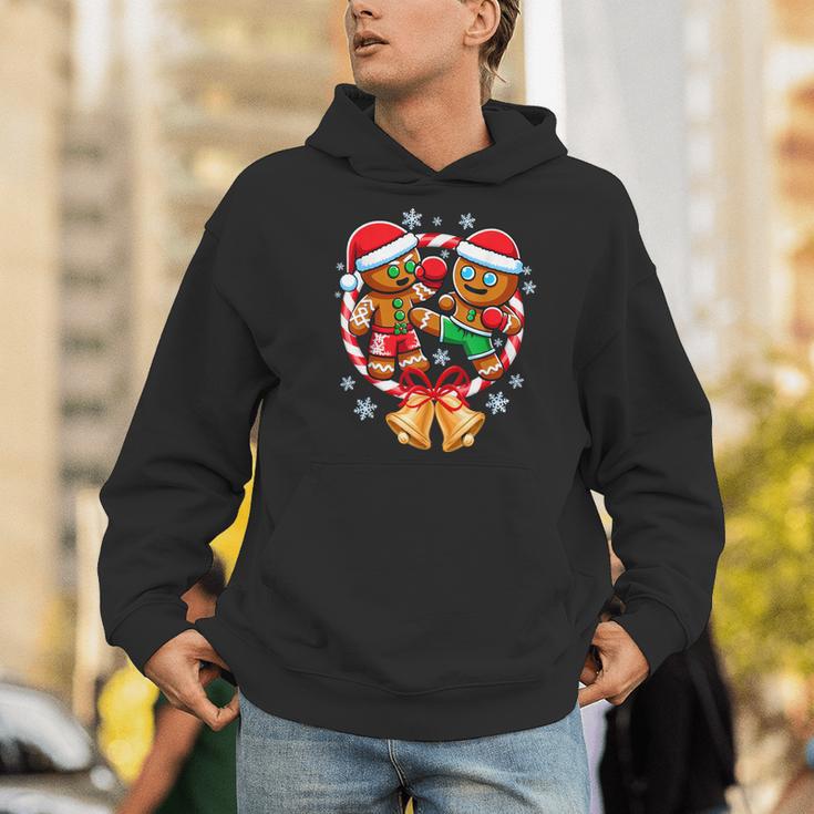 Gingerbread Cookies Christmas Fighting Muay Thai Men Hoodie Gingerbread Cookies Christmas Fighting Muay Thai Men Hoodie