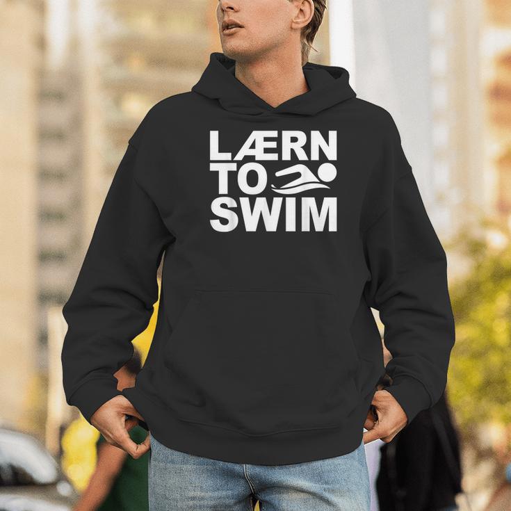 Learn To Swim Swimming Graphic Men Hoodie Learn To Swim Swimming Graphic Men Hoodie