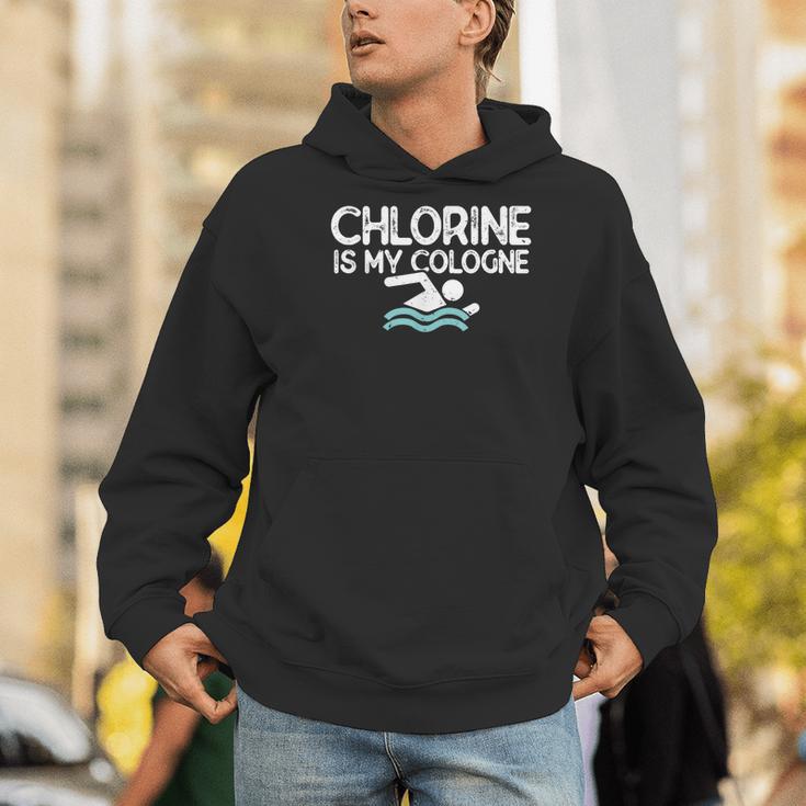 Men Swimming Saying Swimmer Men Hoodie