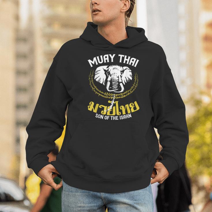 Muay Thai Thai Boxing Elephant Martial Arts T-Shirt Men Hoodie