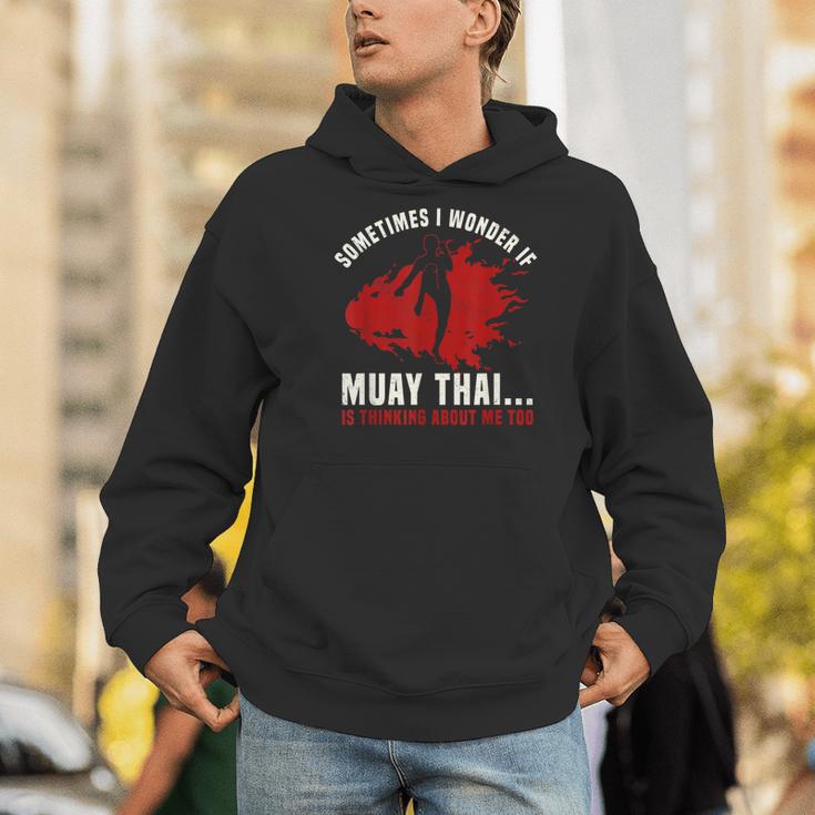 Muay Thai Boxing Teacher Kickboxing Martial Arts Instructor Men Hoodie Muay Thai Boxing Teacher Kickboxing Martial Arts Instructor Men Hoodie