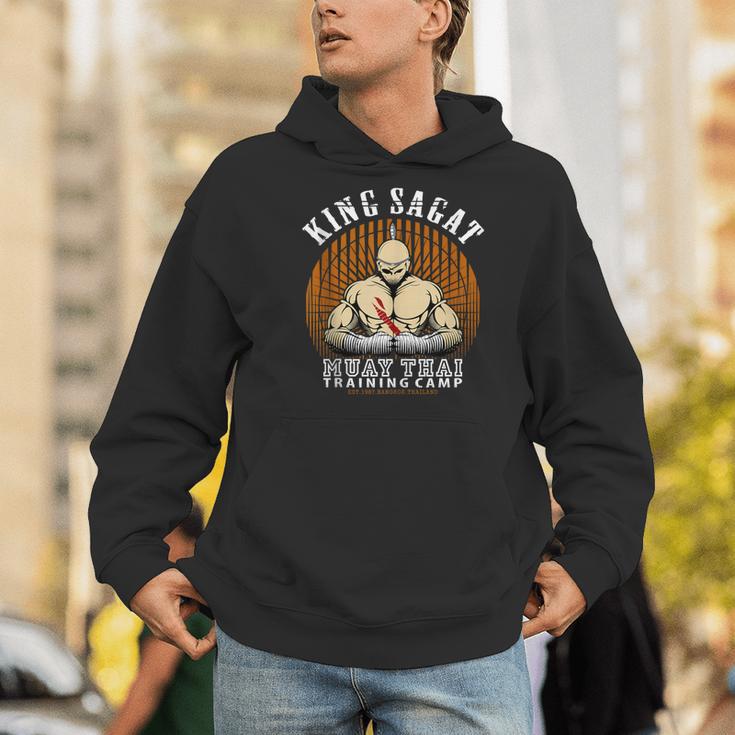 Muay Thai Boxing Training Gym Sagat Training Camp Men Hoodie Muay Thai Boxing Training Gym Sagat Training Camp Men Hoodie