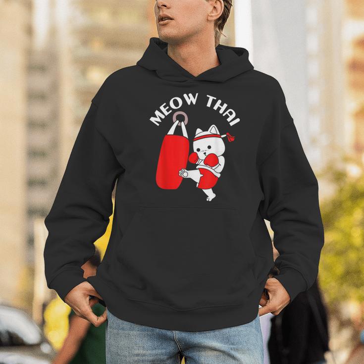 Muay Thai Cat Meow Thai Men Hoodie Muay Thai Cat Meow Thai Men Hoodie