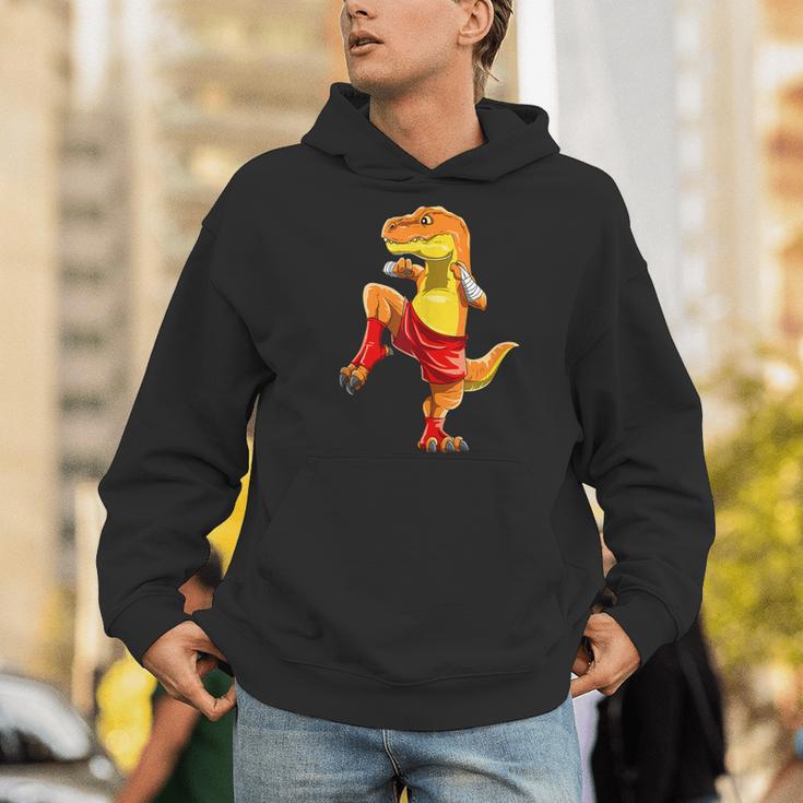 Muay Thai T-Rex Thai Boxing Men Hoodie Muay Thai T-Rex Thai Boxing Men Hoodie