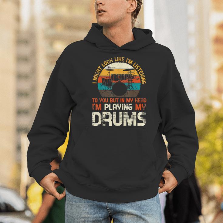 Musician Drummer Music Lover Drum Kit Men Hoodie Musician Drummer Music Lover Drum Kit Men Hoodie