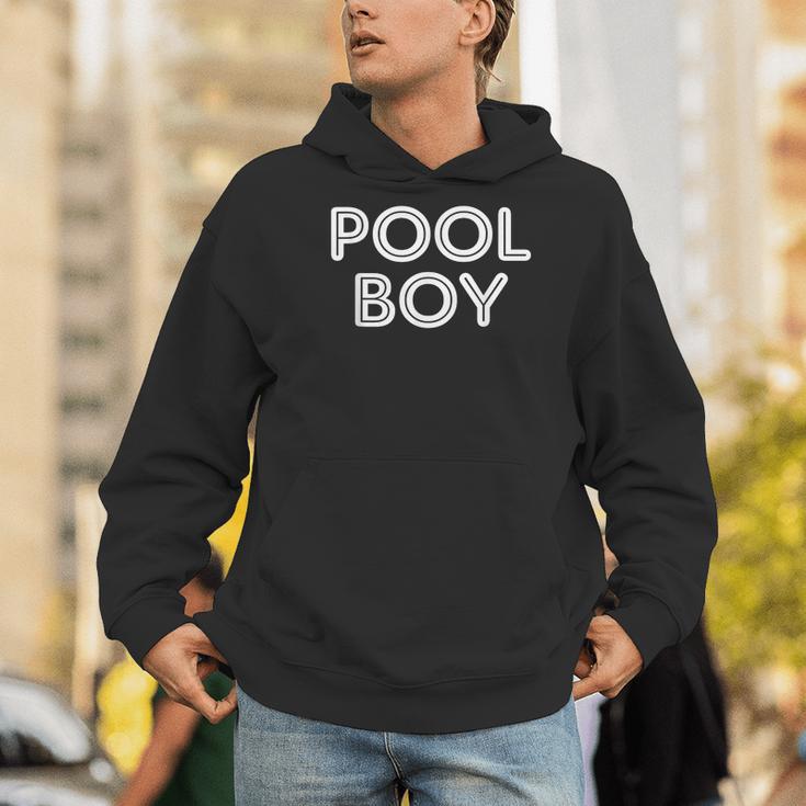 Pool Boy Saying Swim Cool Swimmer Swimming Pool Men Hoodie Pool Boy Saying Swim Cool Swimmer Swimming Pool Men Hoodie