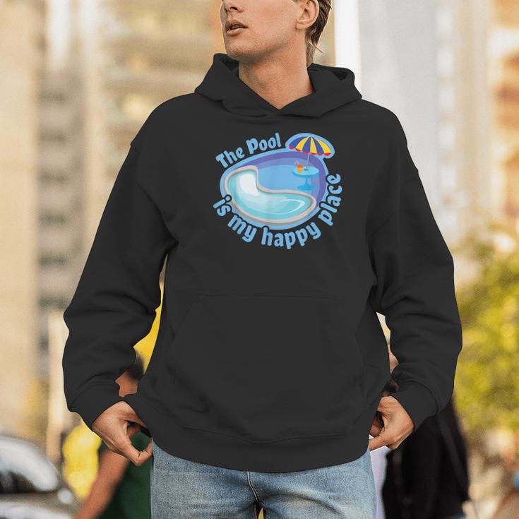 The Pool Is My Happy PlaceShirt Summer Swimming Tee Men Hoodie The Pool Is My Happy PlaceShirt Summer Swimming Tee Men Hoodie