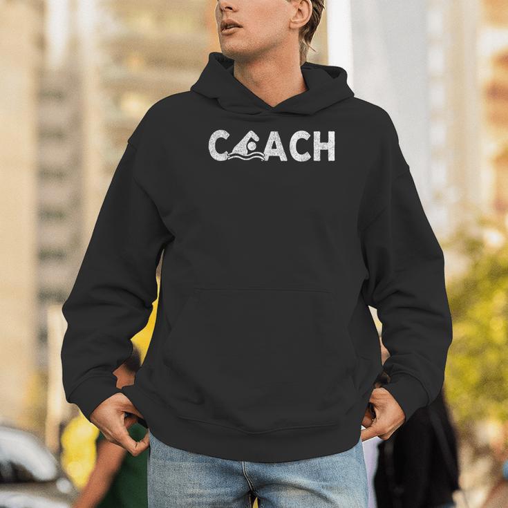 Swim Coach Swimming Coach Swim Teacher Swimmer Retro Men Hoodie Swim Coach Swimming Coach Swim Teacher Swimmer Retro Men Hoodie