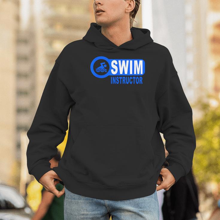 Swim Instructor Swimming Teacher Classes Men Hoodie
