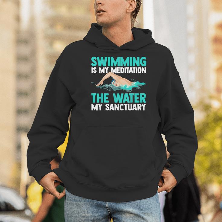 Swim Swimmers Swimming Men Hoodie